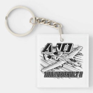 Porte-clés Porte - clé acrylique Porte - clé A-10 Thunderbolt