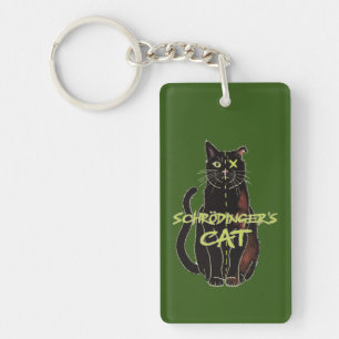 Porte-clés Porte - clé acrylique pour chat de Schrodinger
