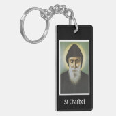 Porte-clés Porte - clé acrylique, Rectangle (double face) (Devant gauche)