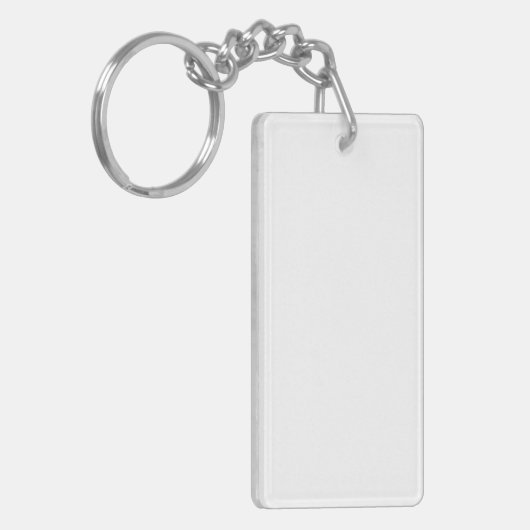 Porte-clés Porte - clé acrylique, Rectangle (double face) (Devant gauche)