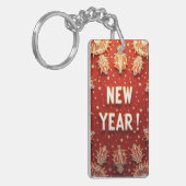 Porte-clés Porte - clé acrylique, Rectangle (double face) (Devant gauche)