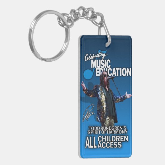 Porte-clés Porte - clé acrylique, Rectangle (double face) (Devant gauche)