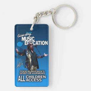 Porte-clés Porte - clé acrylique, Rectangle (double face)