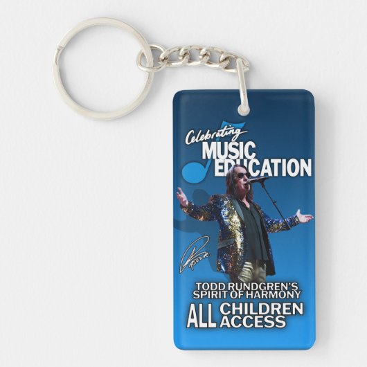 Porte-clés Porte - clé acrylique, Rectangle (double face) (Devant)