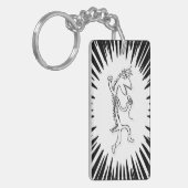 Porte-clés Porte - clé acrylique, Rectangle (double face) (Devant gauche)