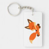 Porte-clés Porte - clé acrylique renard chic (Devant)
