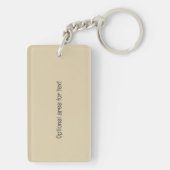 Porte-clés Porte - clé acrylique rétro-électrique masculin Po (Dos)