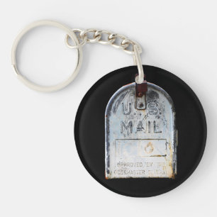 Porte-clés Porte - clé acrylique Rustique Portrait de boîte a