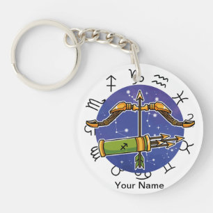 Porte-clés Porte - clé acrylique Sagittarius & Aries