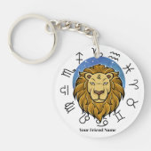 Porte-clés Porte - clé acrylique Sagittarius & Leo Zodiac (Devant)