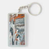 Porte-clés porte - clé acrylique Satra (Dos)