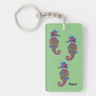 Porte-clés Porte - clé acrylique : SEAHORSE