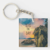 Porte-clés Porte - clé acrylique Seas Day Inspirational Citat (Devant)