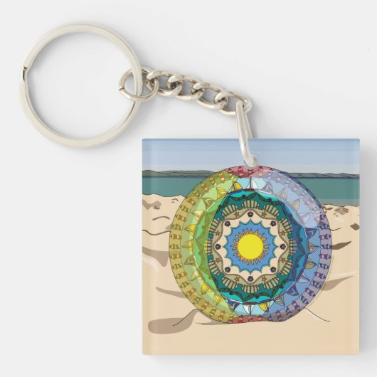 Porte-clés Porte - clé acrylique Sunshine (Devant)