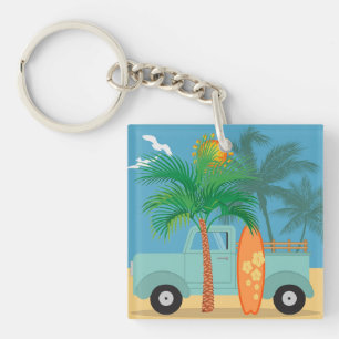 Porte-clés Porte - clé acrylique surfer