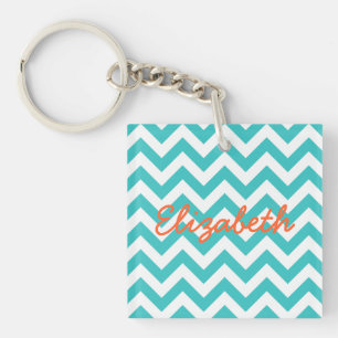 Porte-clés Porte - clé acrylique tendance Chevron