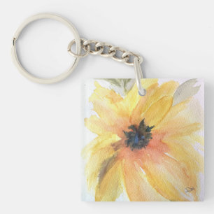 Porte-clés Porte - clé acrylique tournesol
