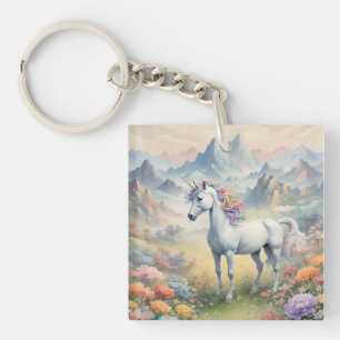 Porte-clés Porte - clé acrylique Unicorne