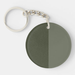 Porte-clés Porte - clé acrylique vert mousse à deux tons - Pe