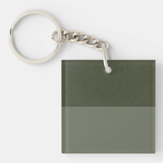 Porte-clés Porte - clé Acrylique Verte De La Mousse De Niveau (Devant)