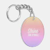 Porte-clés 💜 Porte - clé acrylique violet (Devant gauche)