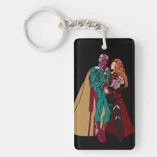 Porte-clés Porte - clé acrylique WANDAVISION, Rectangle 