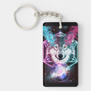 Porte-clés Porte - clé acrylique Wolf Imaginaire