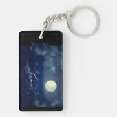 Porte-clés Porte - clé acrylique Wyrm et Wold art (Dos)