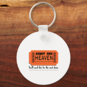 Porte-clés Porte - clé admis un ticket (Recto)