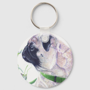 Porte-clés Porte - clé adorable de chien de carlin