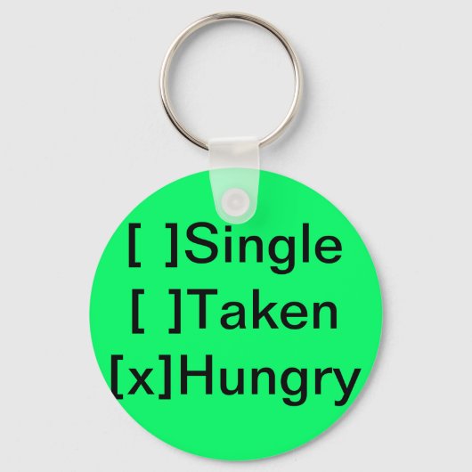 Porte-clés Porte - clé affamé (Recto)