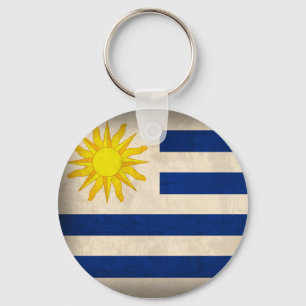 Porte-clés Porte - clé affligé par drapeau de l'Uruguay