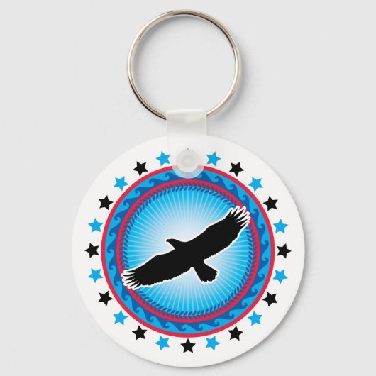 Porte-clés porte - clé "Aigle" (Recto)