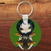 Porte-clés porte - clé "Ailes du scarabée" (Recto)