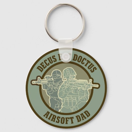 Porte-clés Porte - clé Airsoft Papa (Recto)