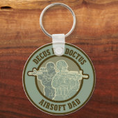 Porte-clés Porte - clé Airsoft Papa (Recto)