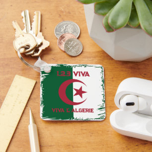 PORTE-CLÉS PORTE - CLÉ ALGÉRIEN DU DRAPEAU