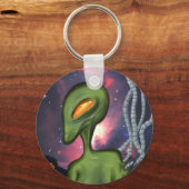 Porte-clés Porte - clé Alien vert (Recto)