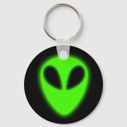 Porte-clés Porte - clé Alien vert brillant (Recto)