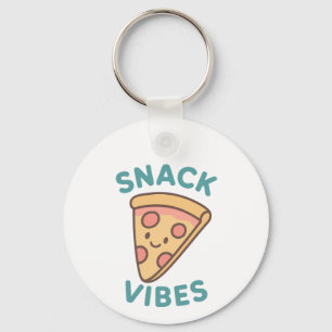 Porte-clés Porte - clé alimentaire mignon - "Snack Vibes" Des
