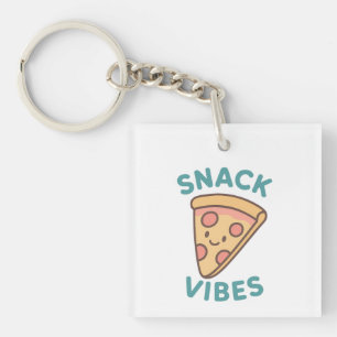 Porte-clés Porte - clé alimentaire mignon - "Snack Vibes" Des