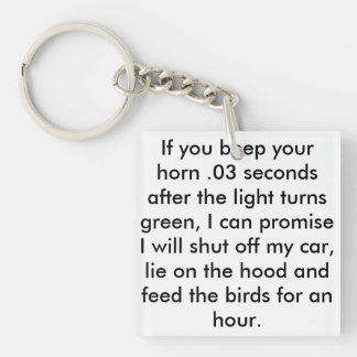 Porte-clés Porte - clé "alimentant oiseaux"