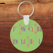Porte-clés Porte - clé alphabet (Recto)