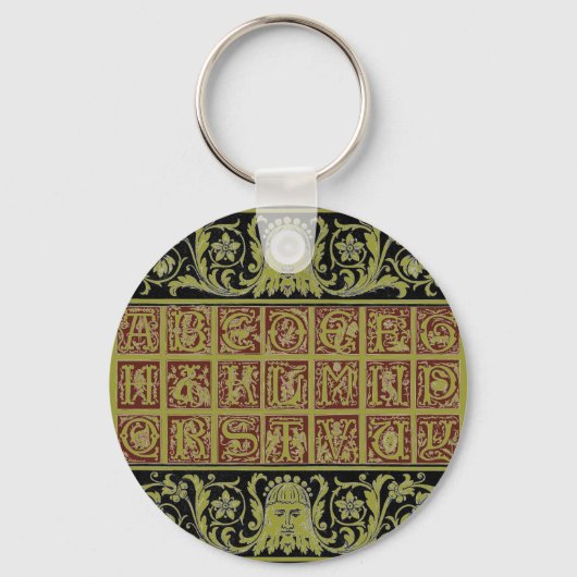 Porte-clés Porte - clé alphabet (Recto)
