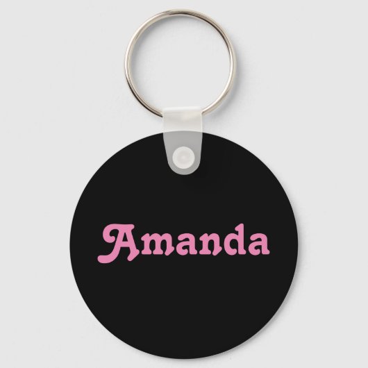 Porte-clés Porte - clé Amanda (Recto)