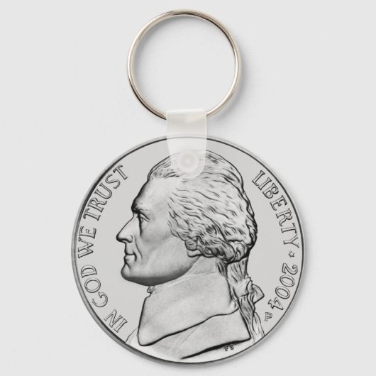 Porte-clés Porte - clé américain Nickel. (Recto)