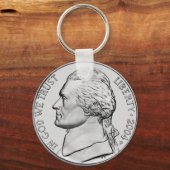 Porte-clés Porte - clé américain Nickel. (Recto)