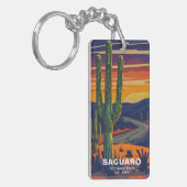 Porte-clés Porte - clé américain, Parcs nationaux rétro (Devant gauche)