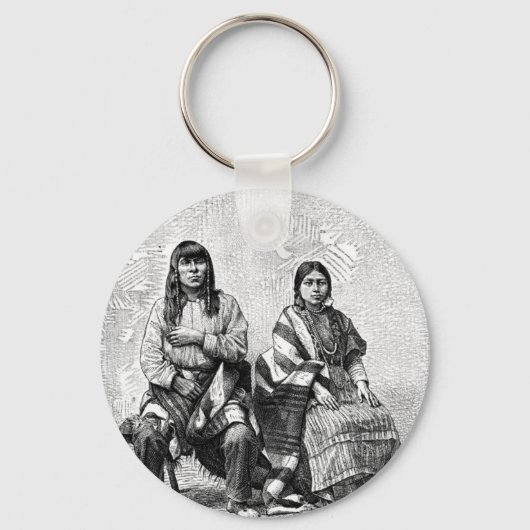 Porte-clés Porte - clé amérindien (Recto)
