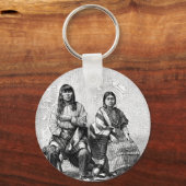 Porte-clés Porte - clé amérindien (Recto)
